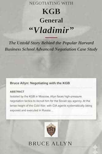 Negotiating with KGB General Vladimir by Bruce Allyn — book cover